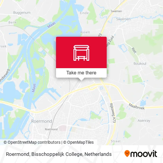 Roermond, Bisschoppelijk College map