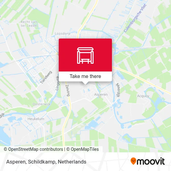 Asperen, Schildkamp map