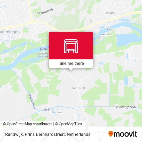 Randwijk, Prins Bernhardstraat map