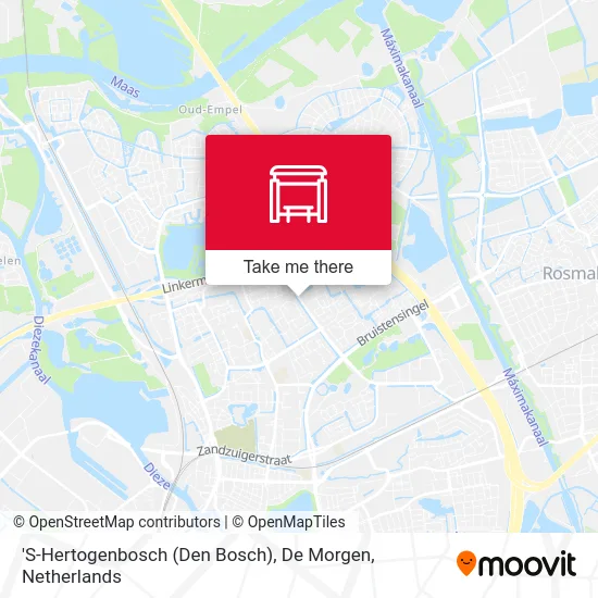 'S-Hertogenbosch (Den Bosch), De Morgen map