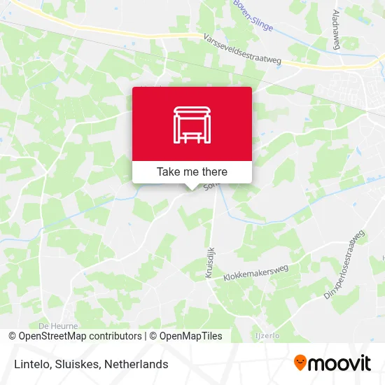 Lintelo, Sluiskes map