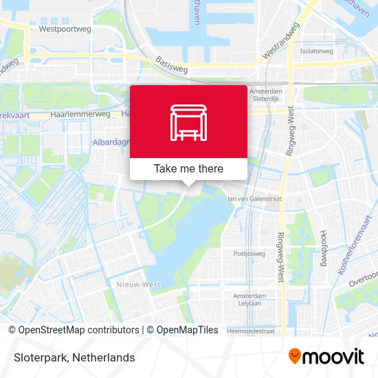 Sloterpark map