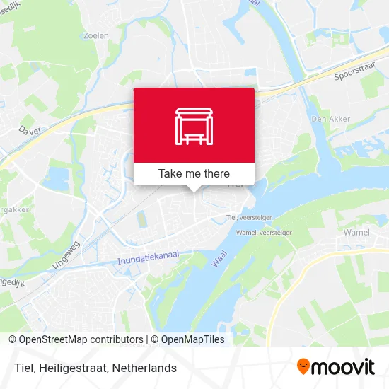 Tiel, Heiligestraat map