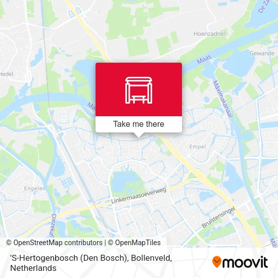 'S-Hertogenbosch (Den Bosch), Bollenveld map