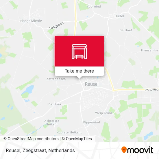 Reusel, Zeegstraat map