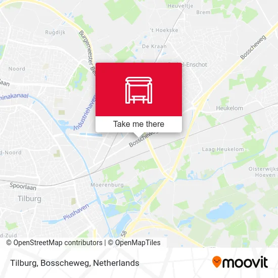 Tilburg, Bosscheweg map