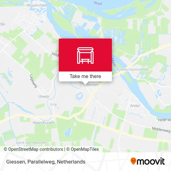 Giessen, Parallelweg map