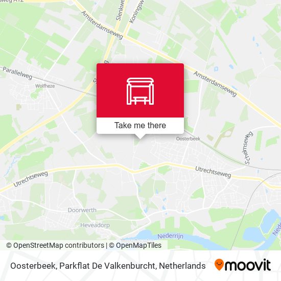 Oosterbeek, Parkflat De Valkenburcht map