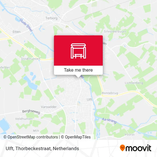 Ulft, Thorbeckestraat map