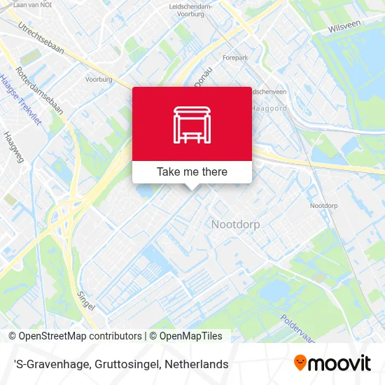 'S-Gravenhage, Gruttosingel map