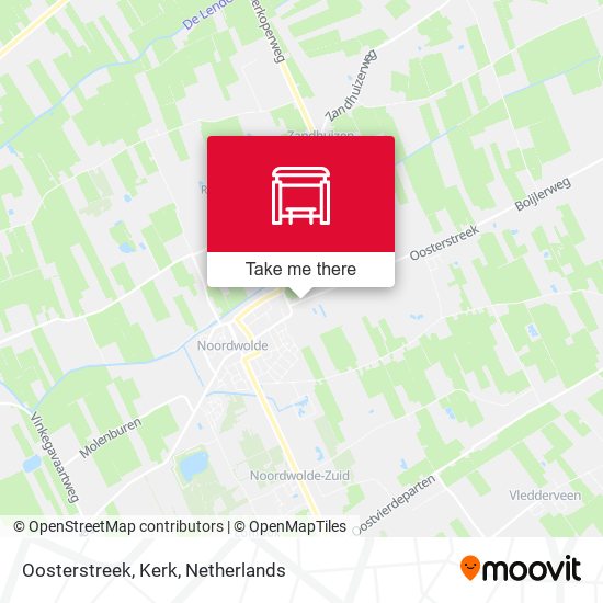 Oosterstreek, Kerk map