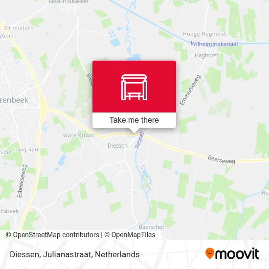 Diessen, Julianastraat map