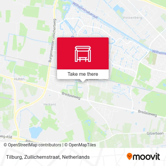 Tilburg, Zuilichemstraat map