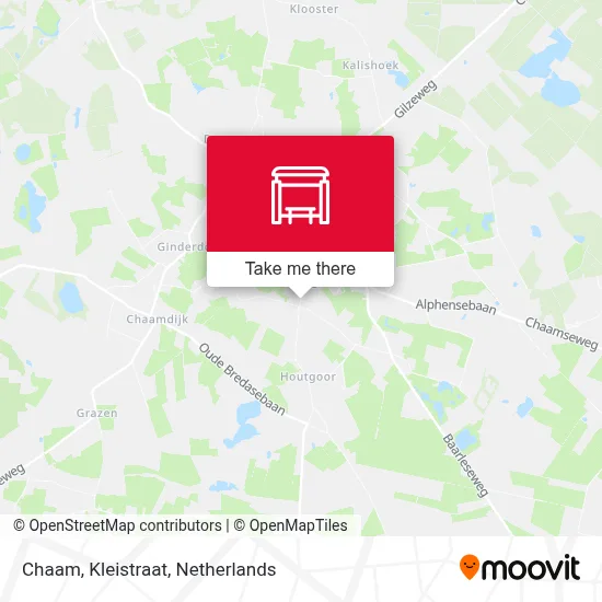 Chaam, Kleistraat Karte