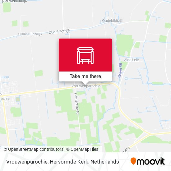 Vrouwenparochie, Hervormde Kerk map