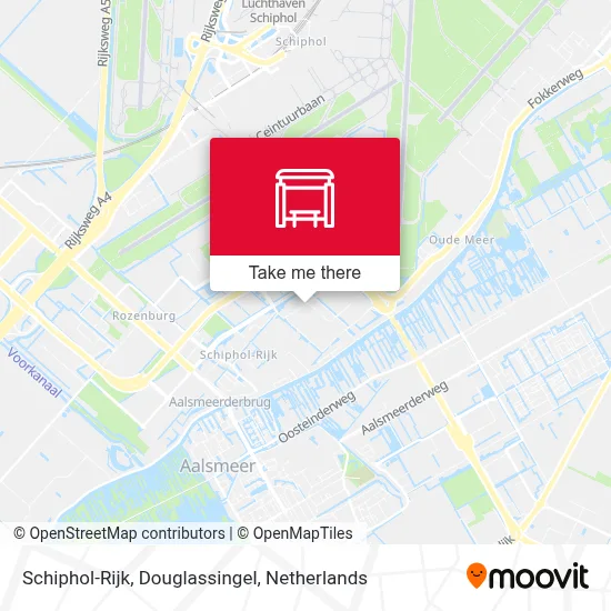 Schiphol-Rijk, Douglassingel map