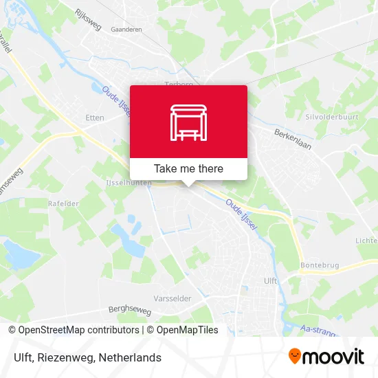 Ulft, Riezenweg map