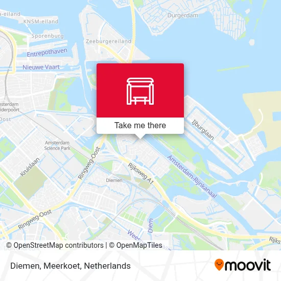 Diemen, Meerkoet map