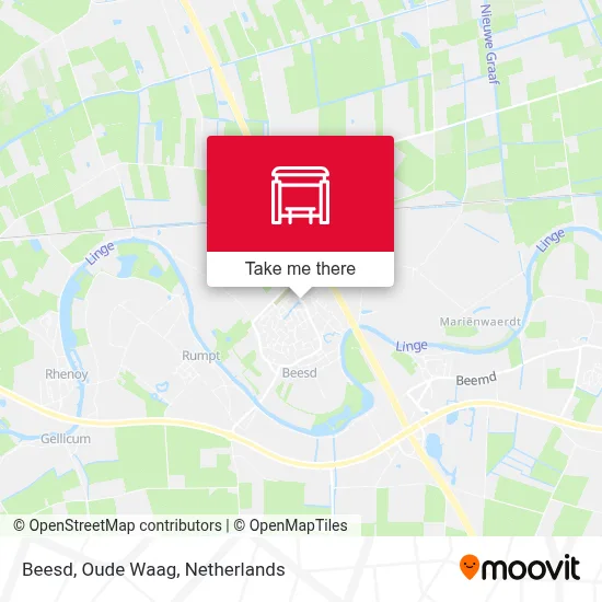 Beesd, Oude Waag map