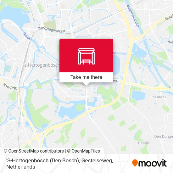 'S-Hertogenbosch (Den Bosch), Gestelseweg map