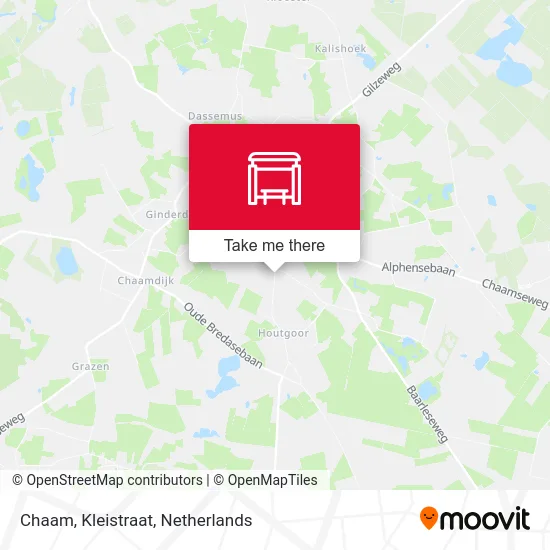 Chaam, Kleistraat Karte