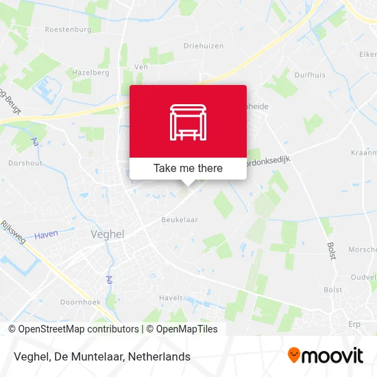 Veghel, De Muntelaar Karte