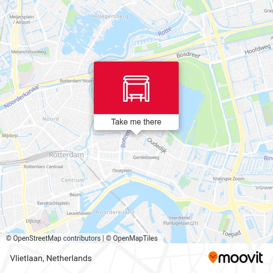 Vlietlaan map