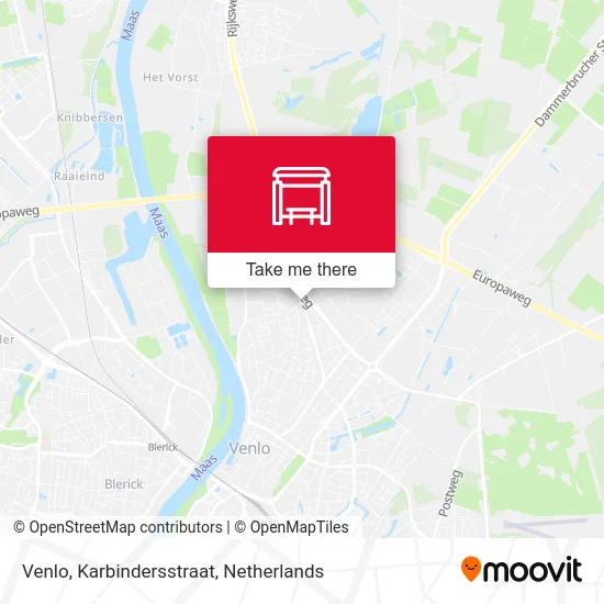 Venlo, Karbindersstraat map