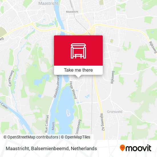 Maastricht, Balsemienbeemd Karte