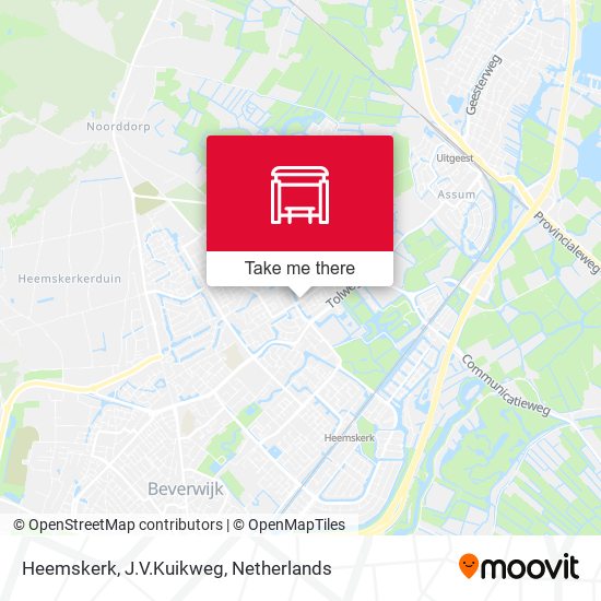 Heemskerk, J.V.Kuikweg map