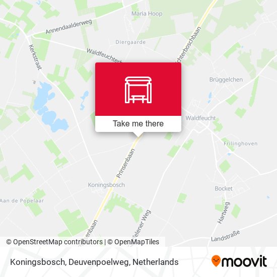 Koningsbosch, Deuvenpoelweg map