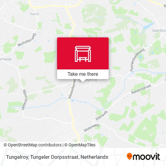 Tungelroy, Tungeler Dorpsstraat map