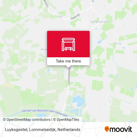 Luyksgestel, Lommelsedijk Karte