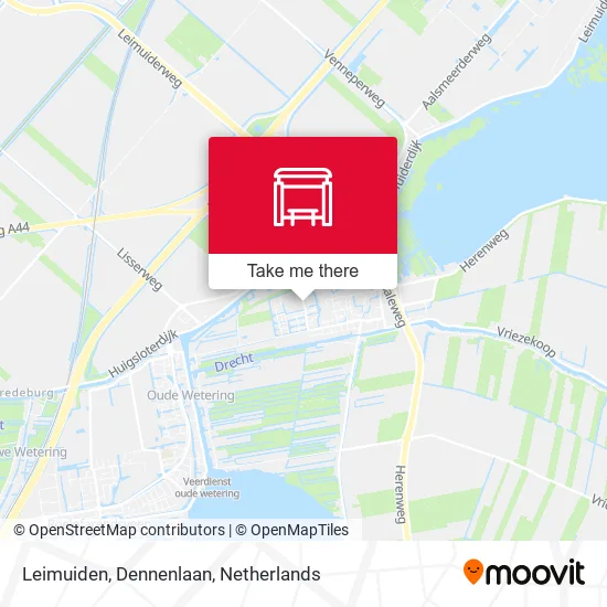Leimuiden, Dennenlaan map