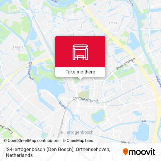'S-Hertogenbosch (Den Bosch), Orthensehoven map