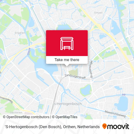 'S-Hertogenbosch (Den Bosch), Orthen map