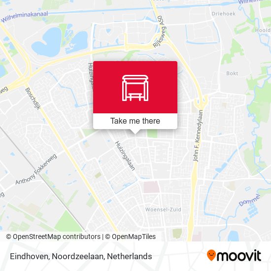 Eindhoven, Noordzeelaan map