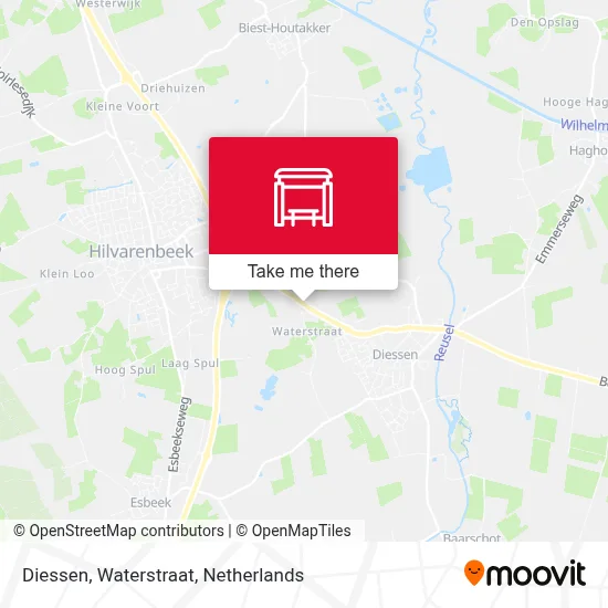 Diessen, Waterstraat Karte