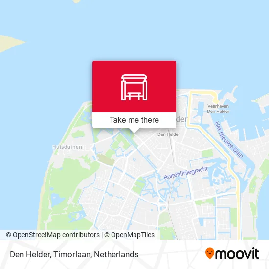 Den Helder, Timorlaan Karte