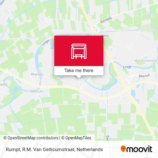 Rumpt, R.M. Van Gellicumstraat map