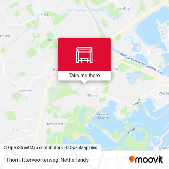 Thorn, Ittervoorterweg map