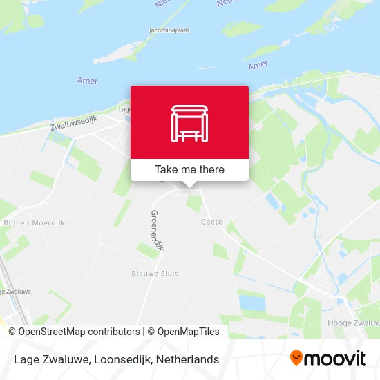 Lage Zwaluwe, Loonsedijk Karte
