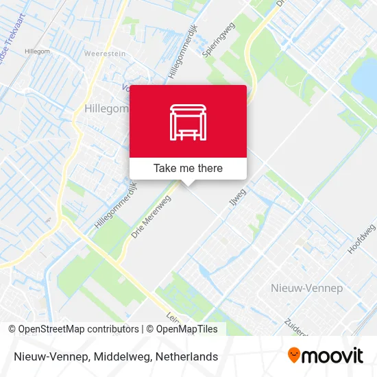 Nieuw-Vennep, Middelweg map