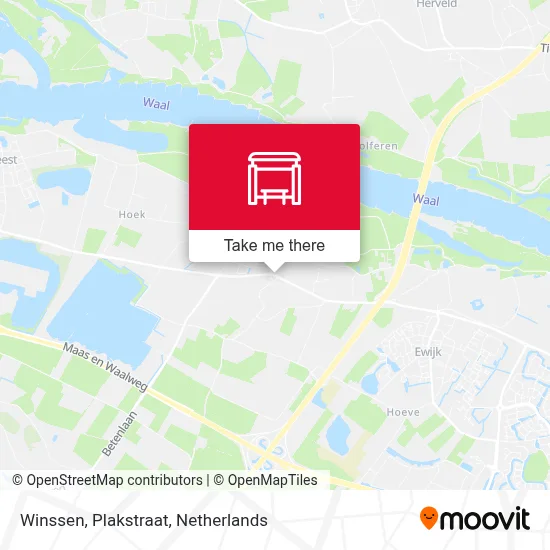 Winssen, Plakstraat map