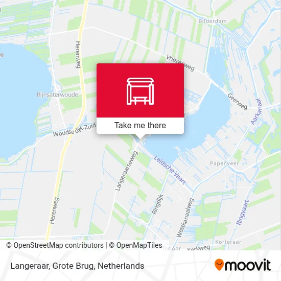 Langeraar, Grote Brug map