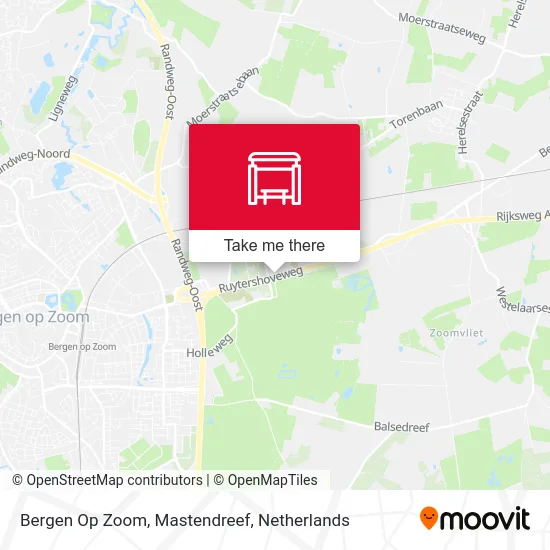 Bergen Op Zoom, Mastendreef map
