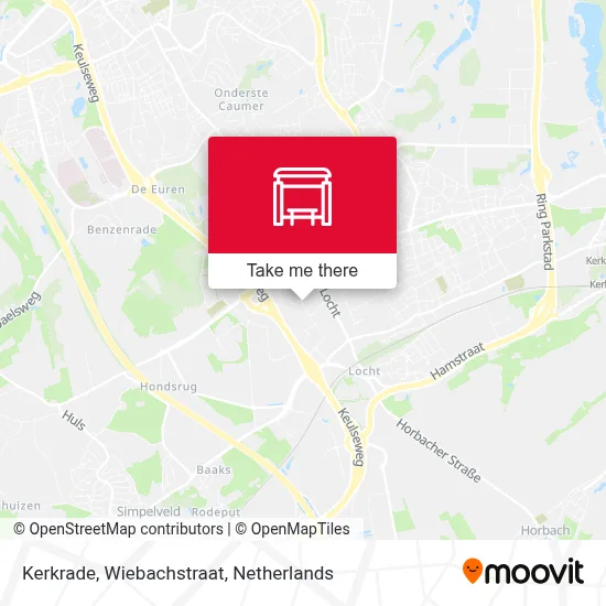 Kerkrade, Wiebachstraat map
