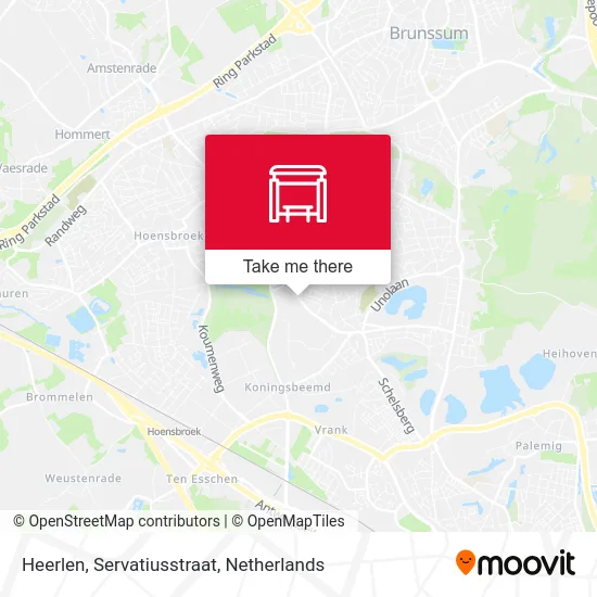 Heerlen, Servatiusstraat Karte
