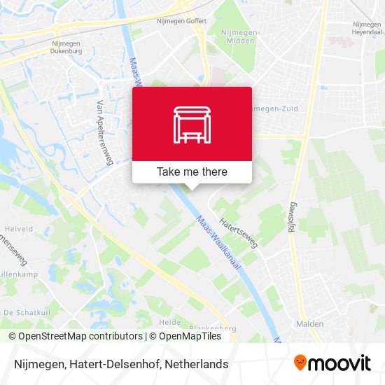 Nijmegen, Hatert-Delsenhof map