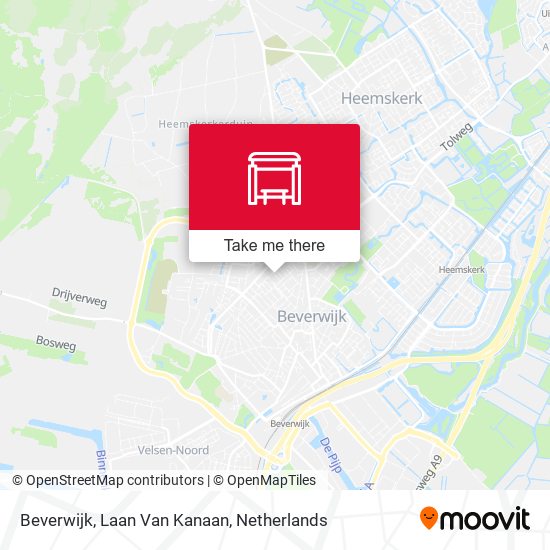 Beverwijk, Laan Van Kanaan map